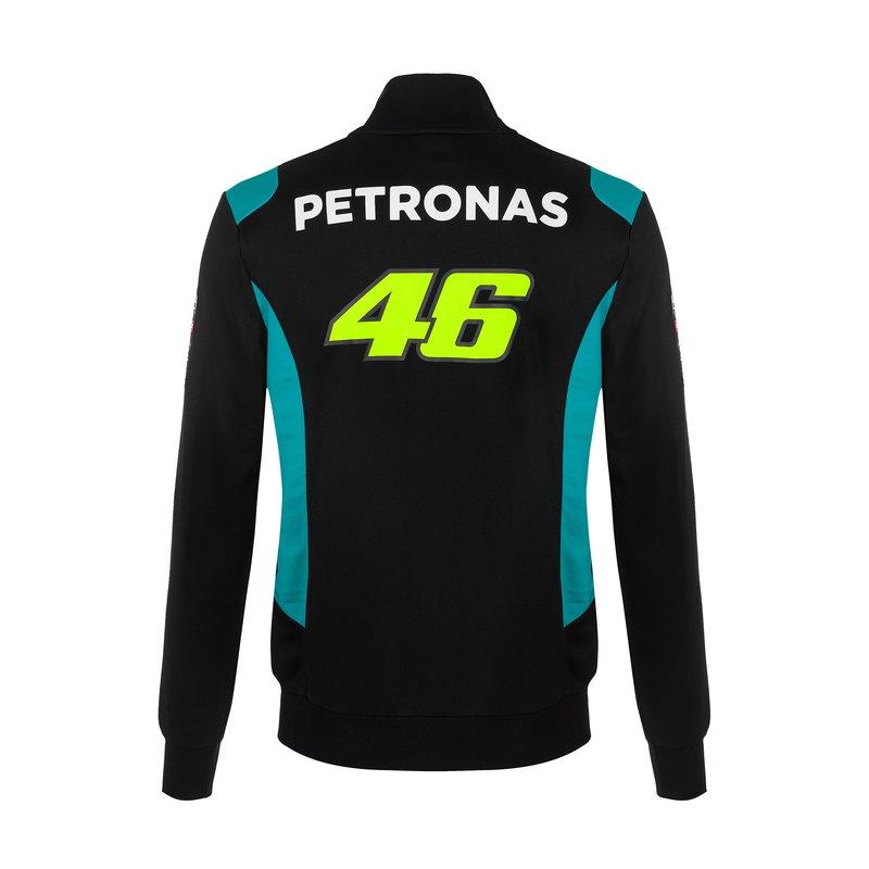 Sweat zippé Valentino Rossi 46 Petronas Yamaha 2021 noir vue dos