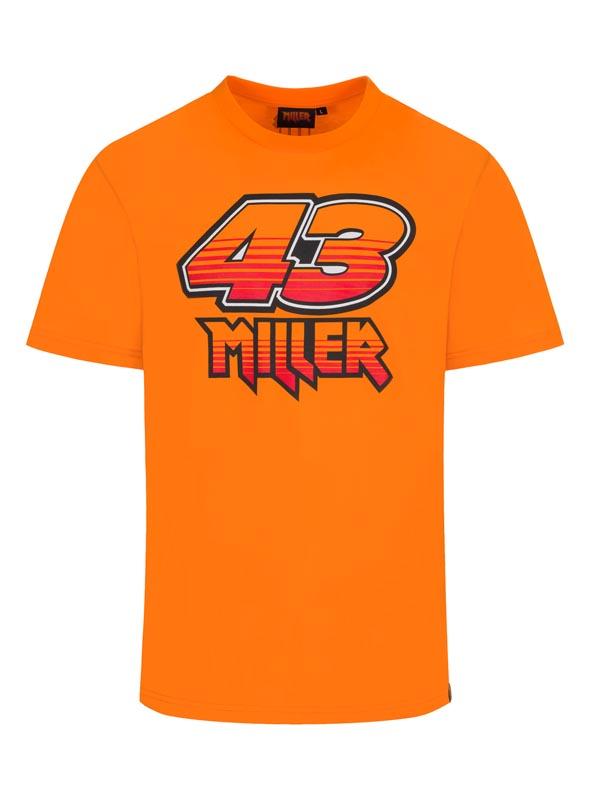 T-shirt Jack Miller 43 orange vue devant