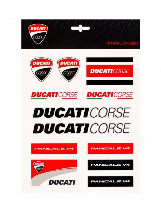 Autocollants Ducati Corse stickers moyen