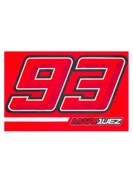 Drapeau Marc Marquez 93 rouge