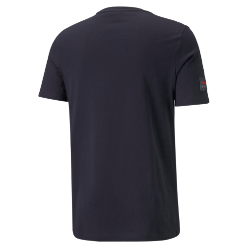 T-shirt homme double taureau PUMA Red Bull Racing bleu marine vue dos