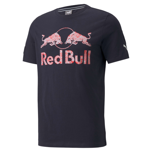T-shirt homme double taureau PUMA Red Bull Racing bleu marine vue devant