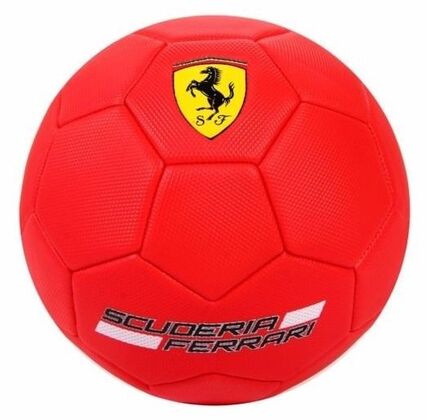 Ballon de foot Ferrari rouge taille 5 F666-600