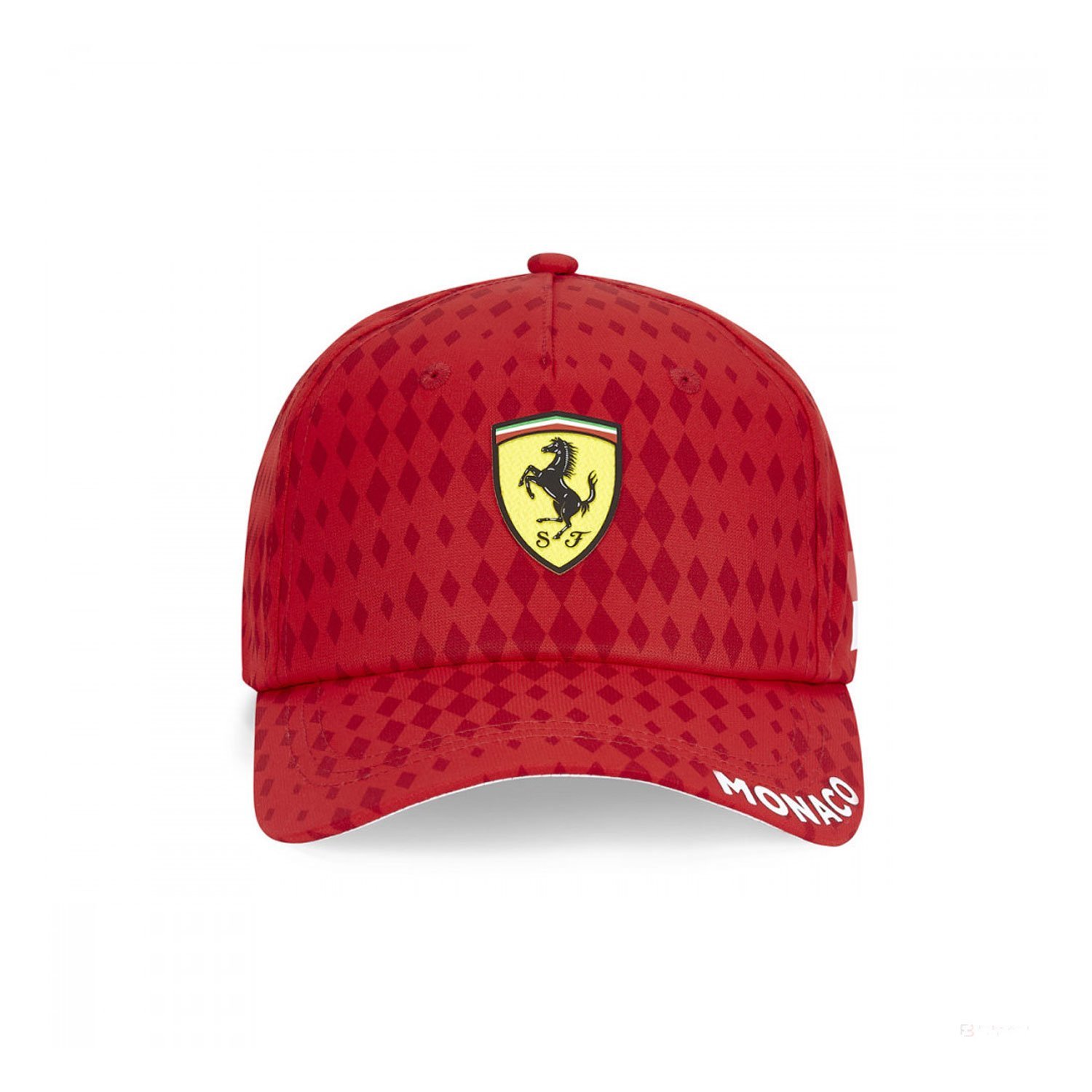 Casquette Scuderia Ferrari Monaco rouge vue face