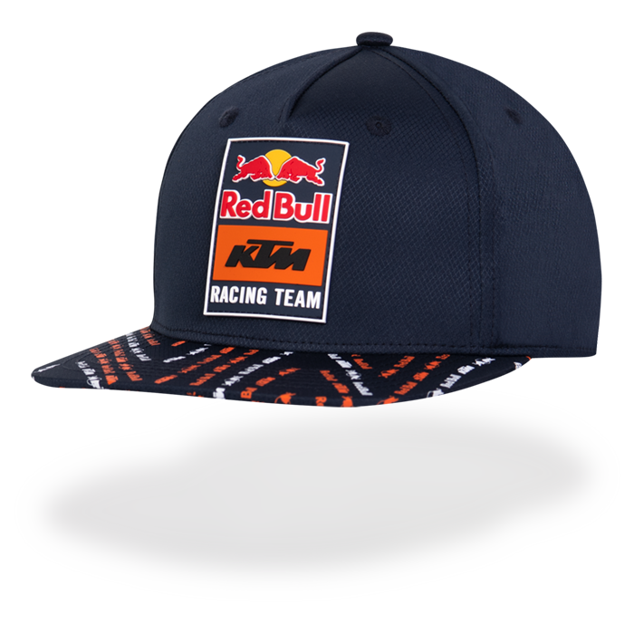 Casquette KTM Red Bull Racing Team 2022 Twist à visière plate bleu