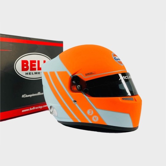 Mini casque BELL 2021 McLaren Gulf