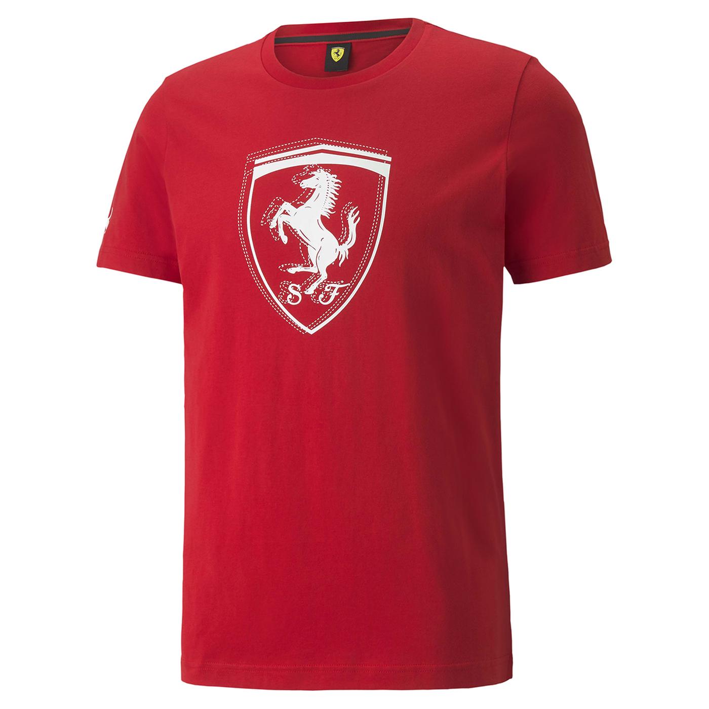 T-shirt Scuderia Ferrari Race Tonal Big Shield PUMA rouge
