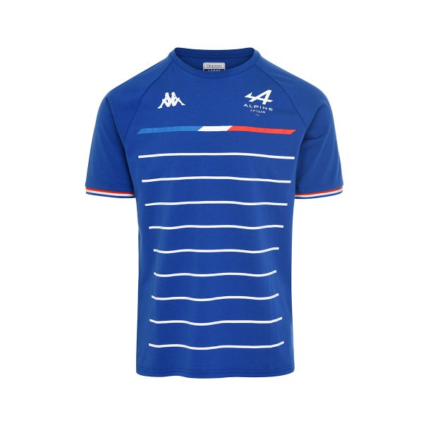 T-shirt Alpine F1 2022 Fernando Alonso bleu vue devant