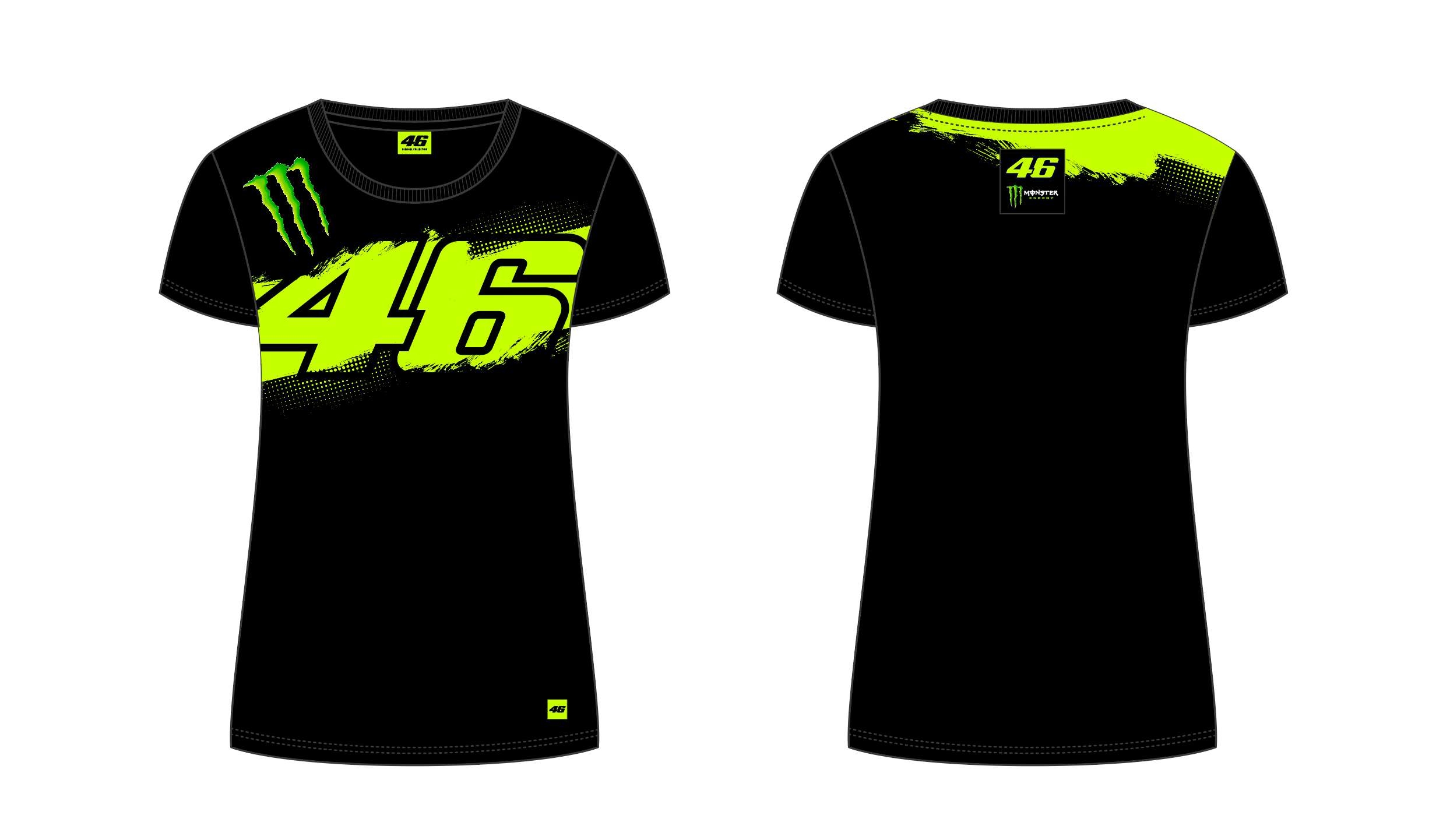 T-shirt Valentino Rossi Monster Energy pour femme