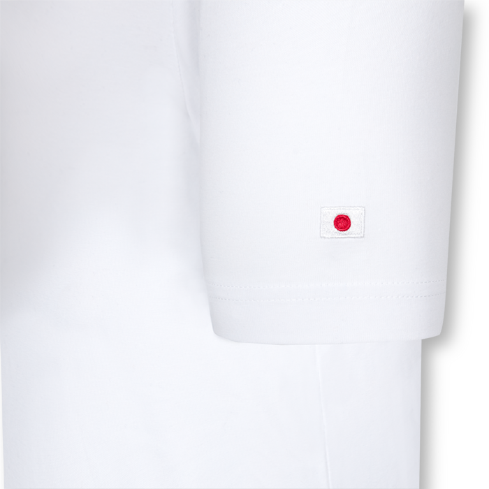 T-shirt Tsunoda Alpha Tauri 2022 blanc n° 22 vue zoom drapeau SAT22030