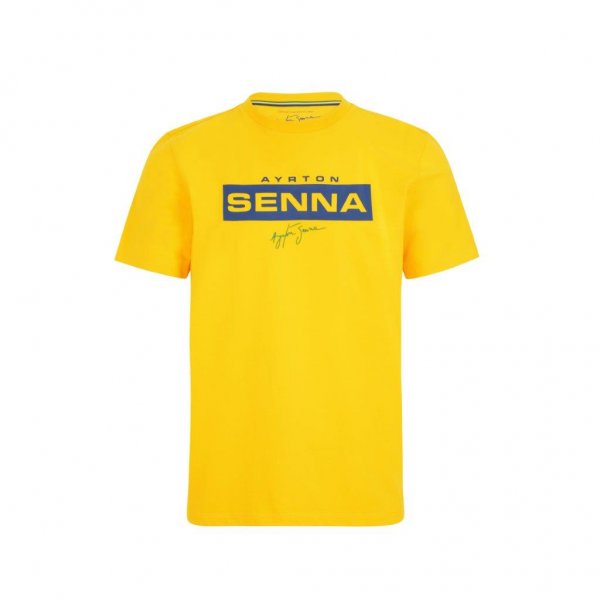 T-shirt Ayrton Senna jaune