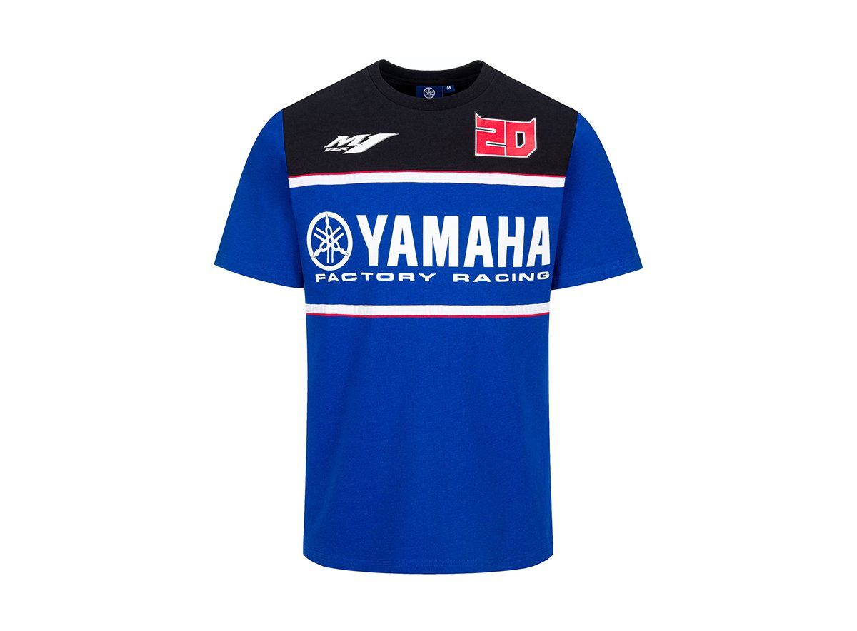 T-shirt Fabio Quartararo Yamaha 20 bleu