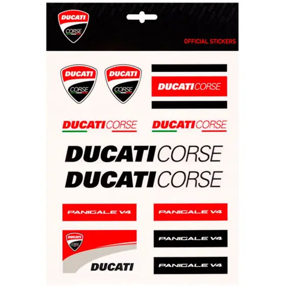 Autocollant Ducati Corse Panigale V4