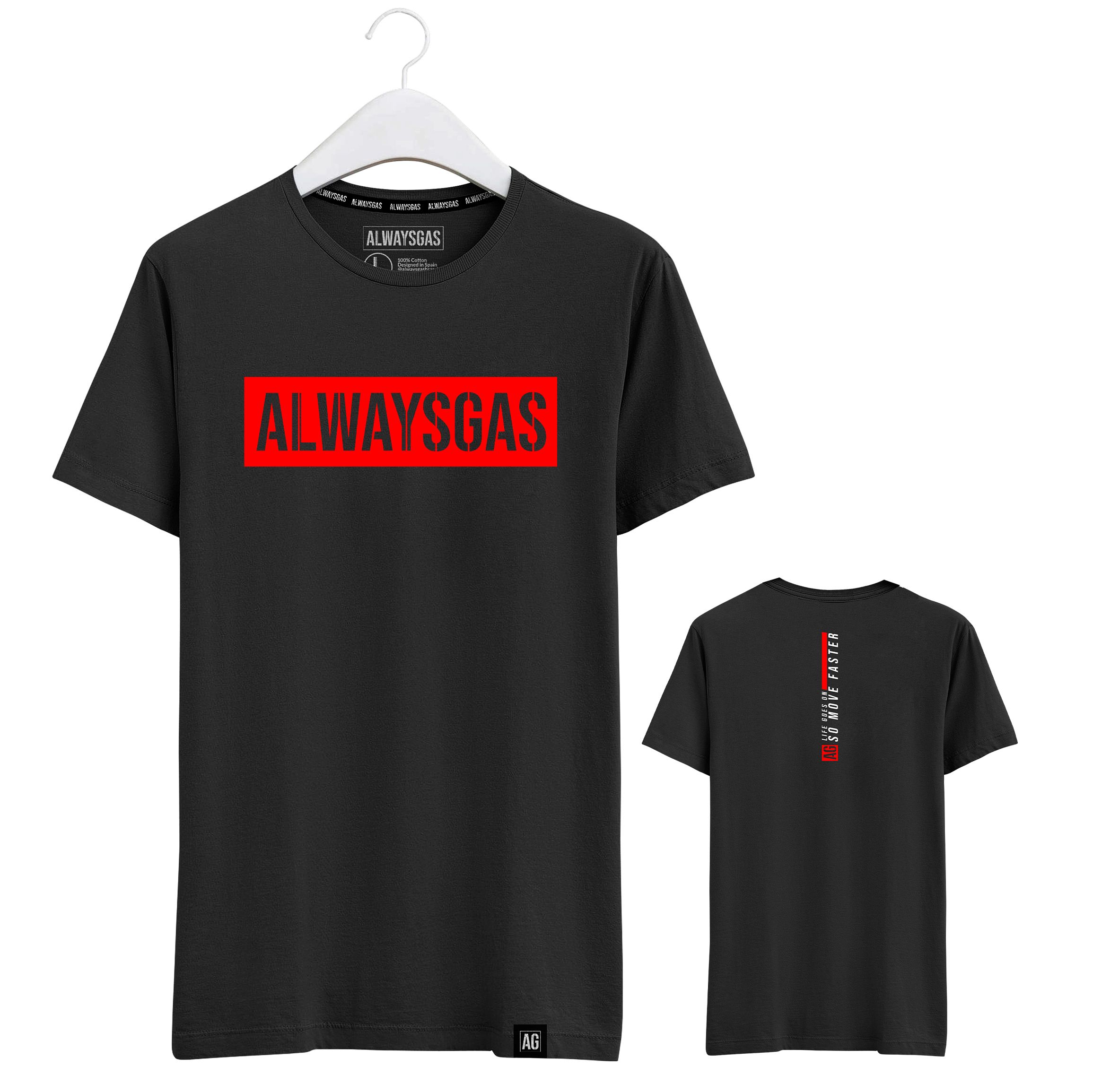 T-shirt Always Gas noir pour homme
