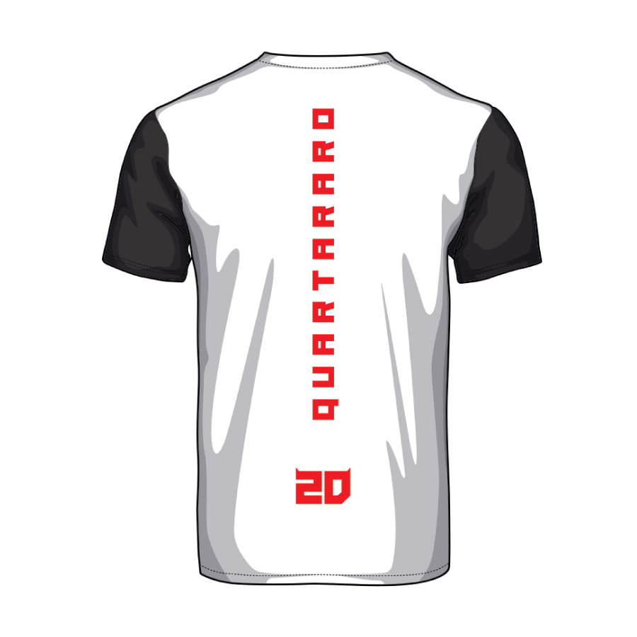 T-shirt Fabio Quartararo 2022 blanc 20 vue dos