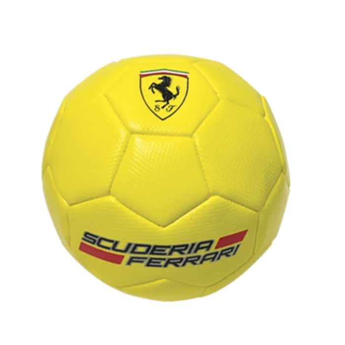 Ballon de foot FERRARI jaune taille 2