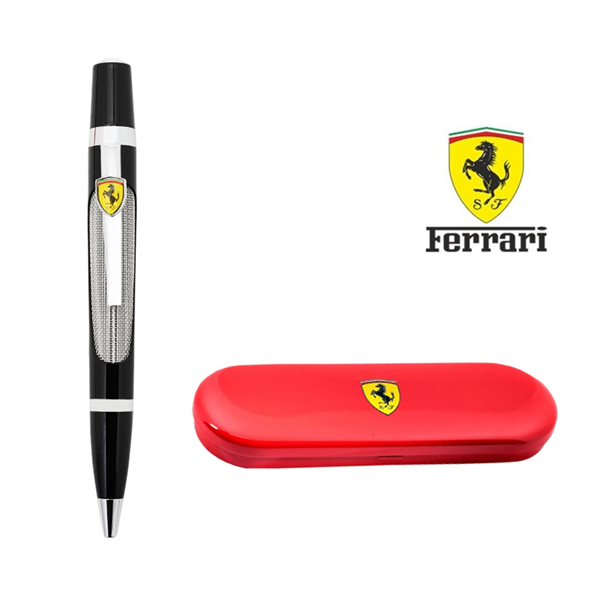 Stylo Scuderia Ferrari Fiorano noir vue ensemble
