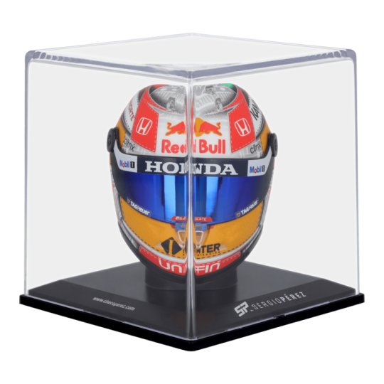 Mini casque Sergio Perez GP Autriche 2021 Red Bull Racing 1:4