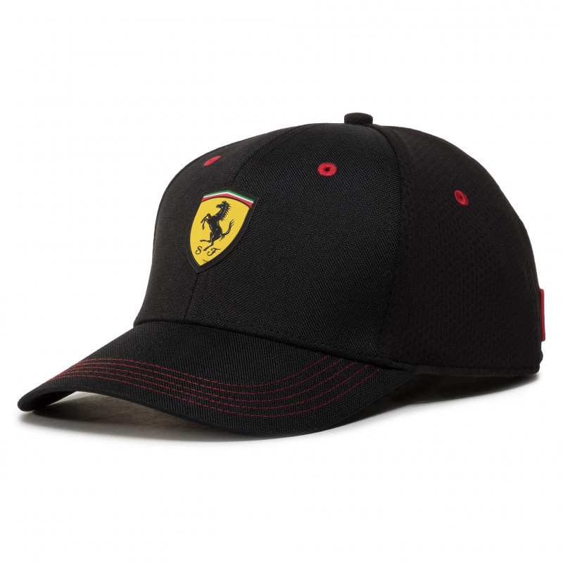 Casquette Scuderia Ferrari noir vue profil