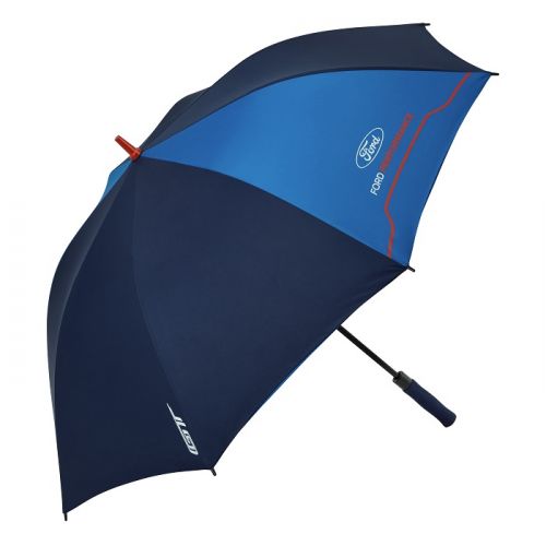 Parapluie FORD bleu vue ouverte