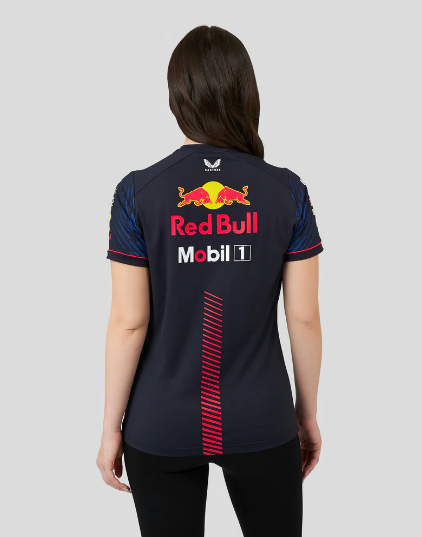 T-shirt Red Bull Racing Team 2023 pour femme vue dos