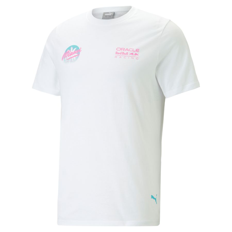 T-shirt Red Bull Miami 2022 blanc vue devant