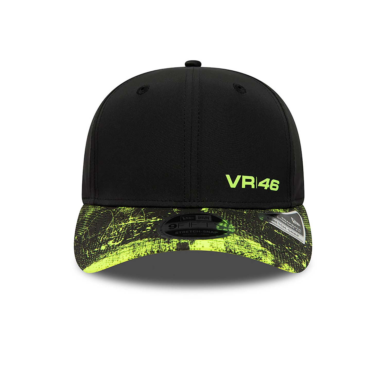 Casquette Valentino Rossi VR46 New Era 9 Fifty all over paint vue face