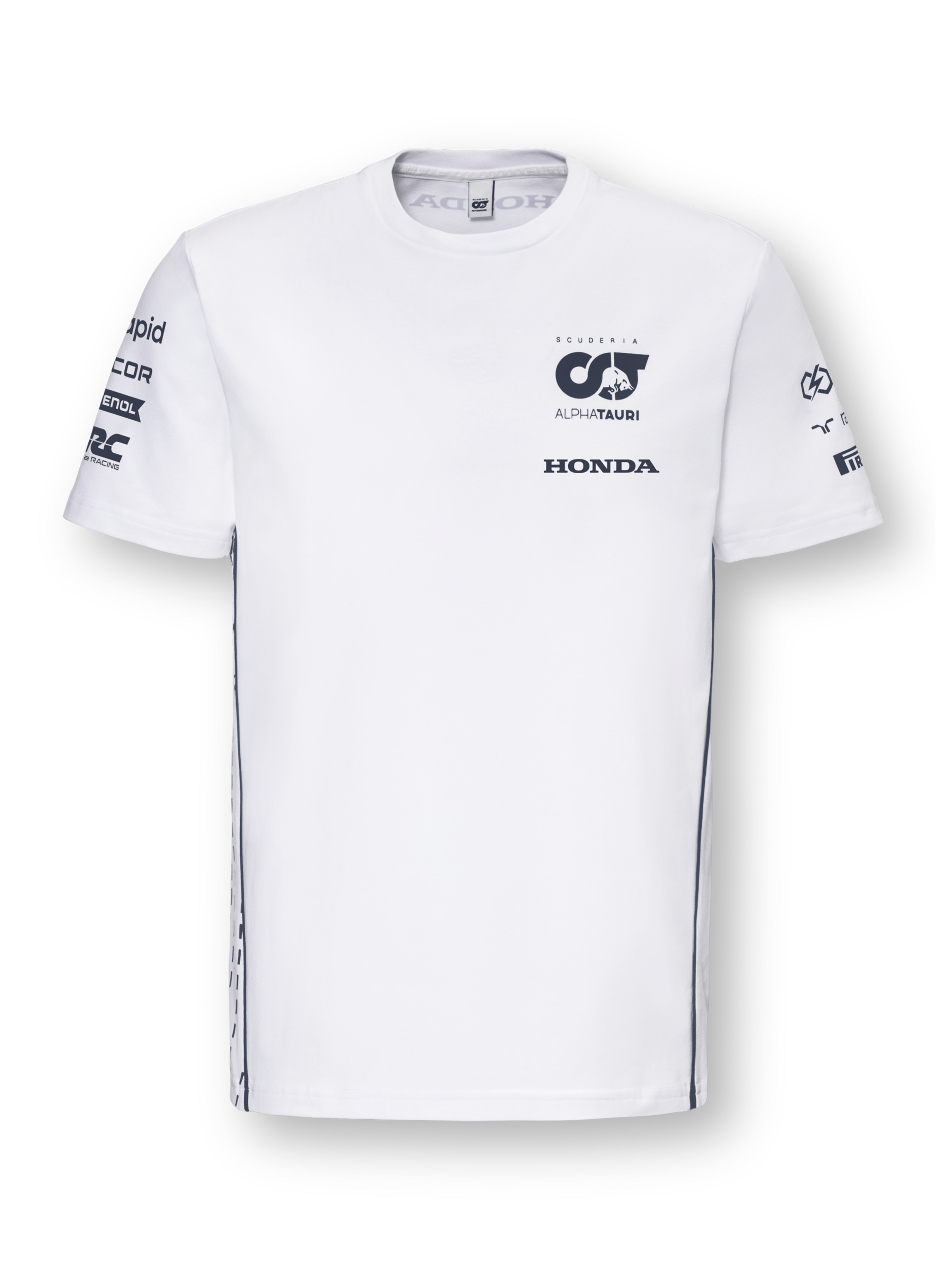 T-shirt Alpha Tauri 2023 Teamline blanc