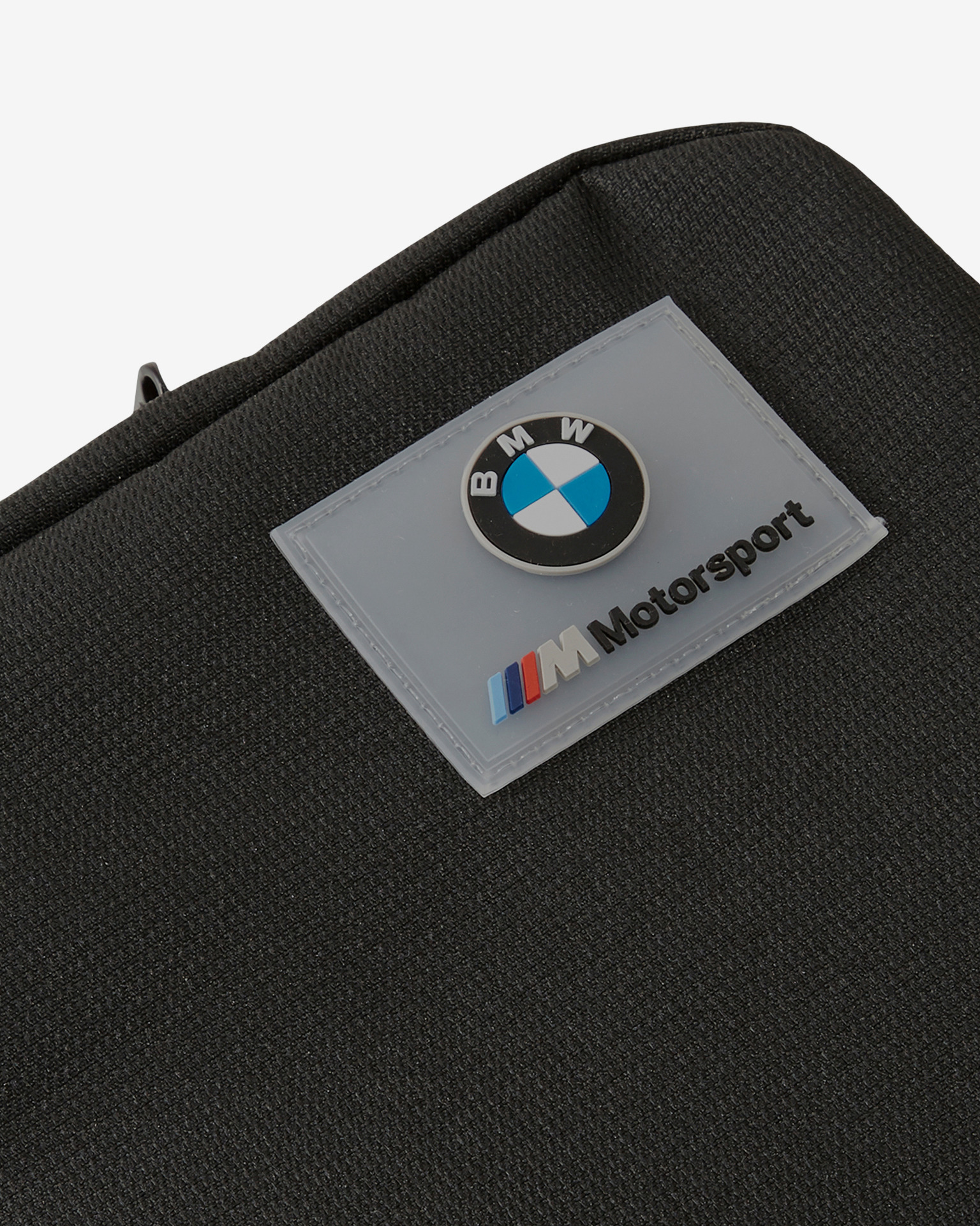 Large sac à bandoulière Pum BMW Motorsport noir vue zoom logo