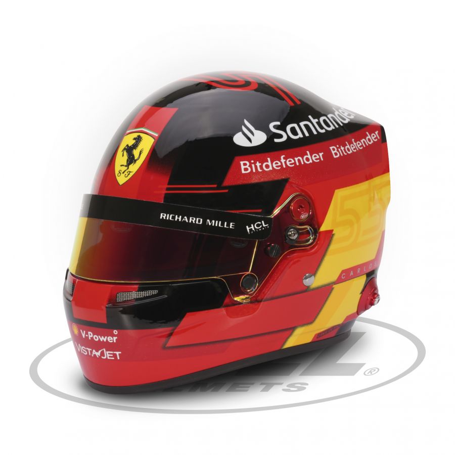 Mini casque Carlos Sainz 2023 Ferrari BELL