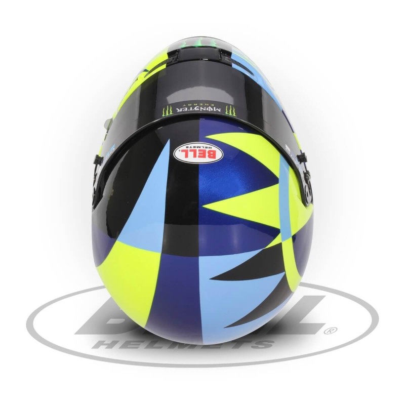 Mini casque Valentino Rossi 2022 en GT vue haut