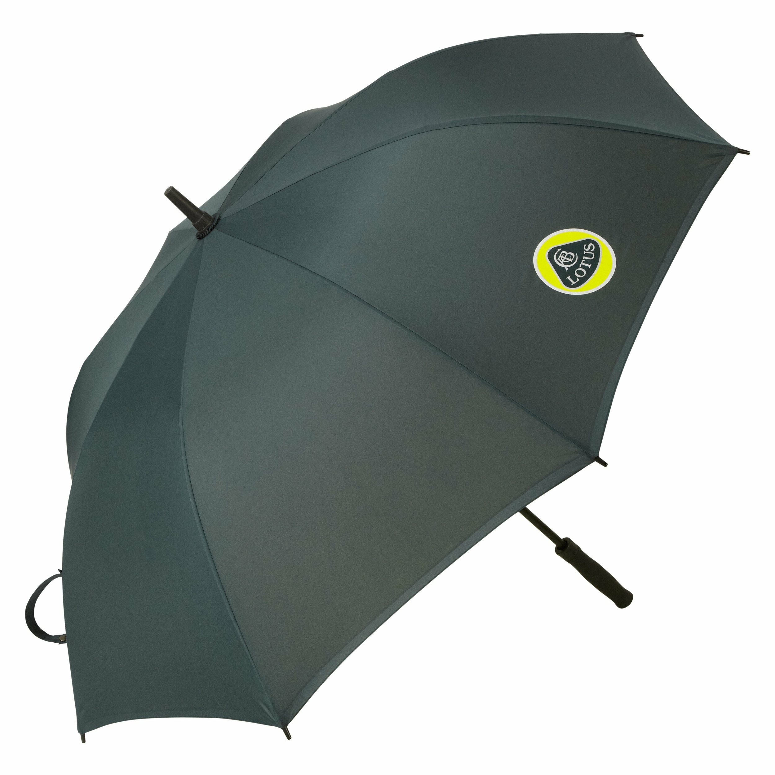 Parapluie golf LOTUS vert vue ouverte
