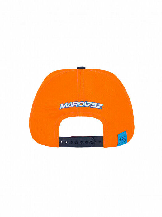 Casquette Repsol 73 Alex Marquez bleu orange vue arrière