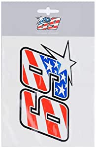 Sticker autocollant Nicky Hayden 69 vue sachet