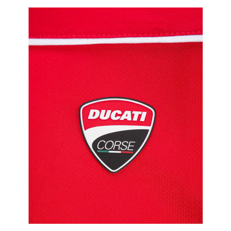 T-shirt homme Ducati rouge vue zoom logo