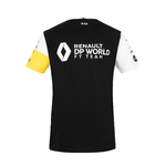 T-shirt Renault F1 noir et jaune vue dos