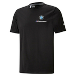 T-shirt homme PUMA BMW Motorsport Essential noir vue devant