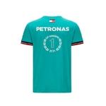 T-shirt homme Mercedes AMG Petronas Team Race Winner 2021 bleu vue dos