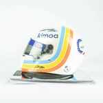 Mini Casque 2018 Fernando Alonso Daytona plexiglas vue côté