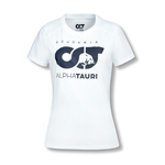 T-shirt femme Alpha Tauri blanc vue devant