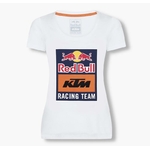 T-shirt femme KTM Red Bull Racing Team blanc vue devant
