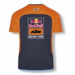 T-shirt KTM Red Bull bleu marine orange vue dos