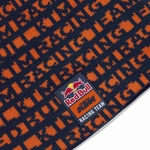 Bonnet KTM Red Bull Lettering bleu orange vue zoom sur logo