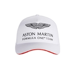Casquette Aston Martin F1 2021 Lance Stroll n° 18 blanche vue face