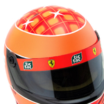 Mini Casque 2000 Michael Schumacher Ferrari World Champion vue zoom sur visière