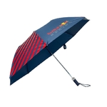 Parapluie Red Bull Racing compact bleu et rouge vue ouverte