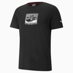 T-shirt homme PUMA Porsche Legacy TARGA Graphic noir vue devant