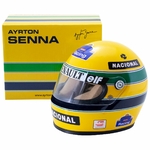 Mini Casque 1994 Ayrton Senna vue avec boite