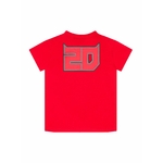 T-shirt enfant Fabio Quartararo diable rouge vue dos