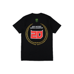 T-shirt Fabio Quartararo Champion du Monde 2021 noir vue dos